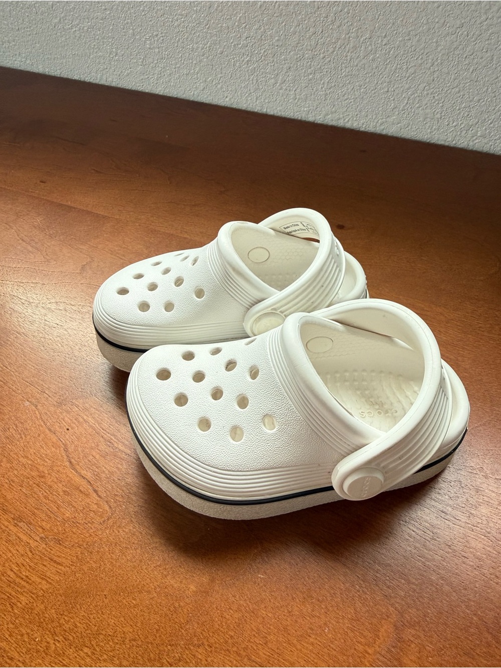 Kids White Crocs